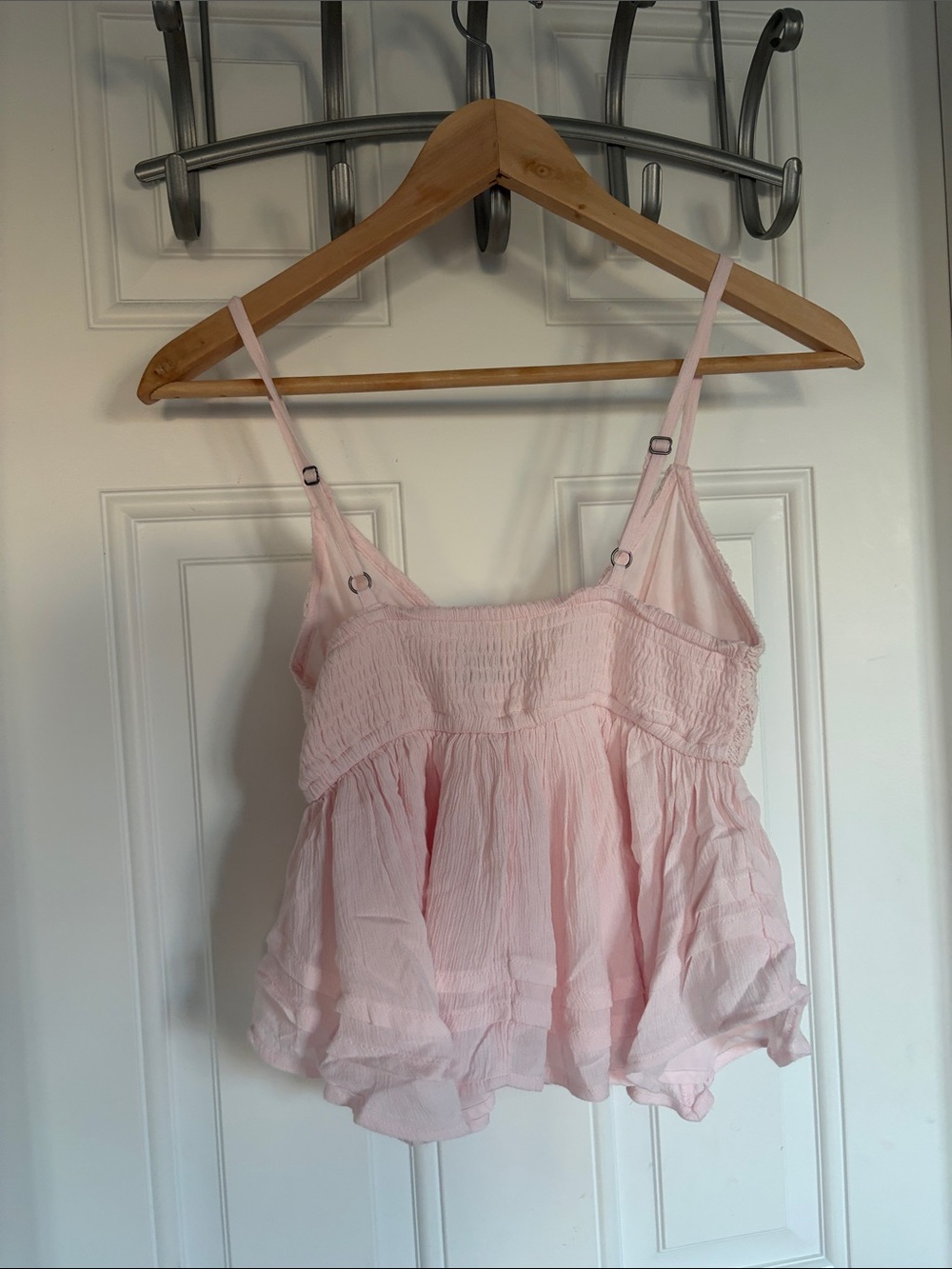 baby pink hollister babydoll top - Picture 3 of 4